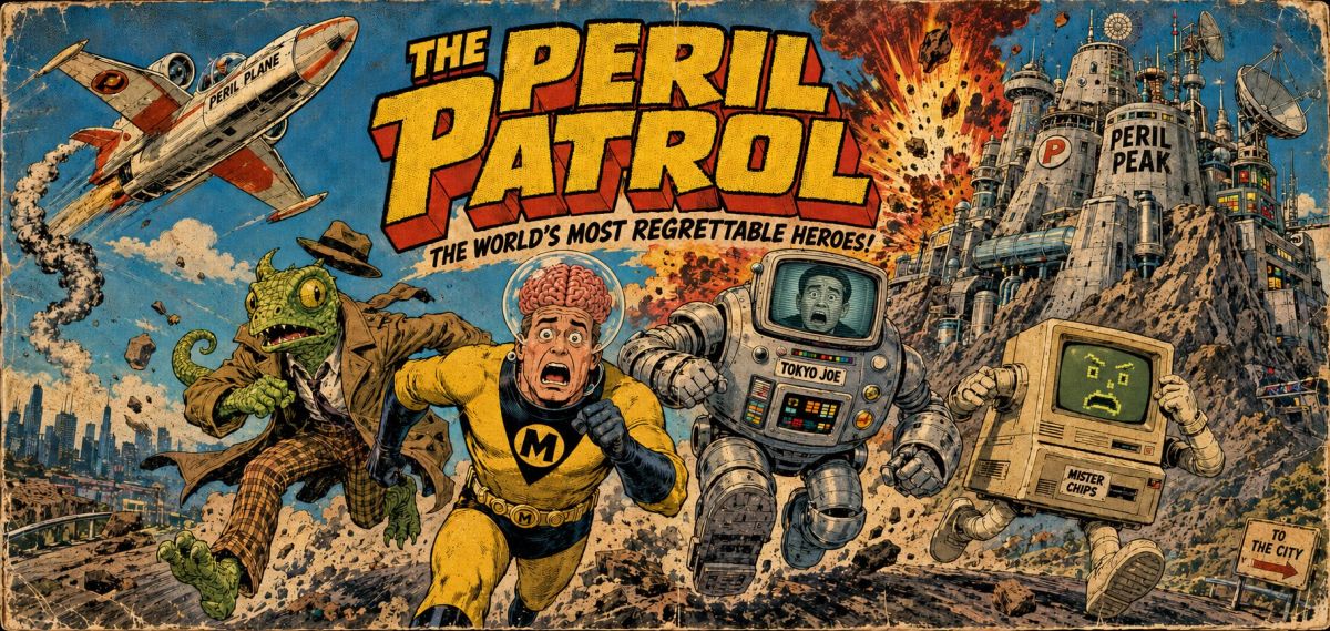 The Peril Patrol leaps into action!.