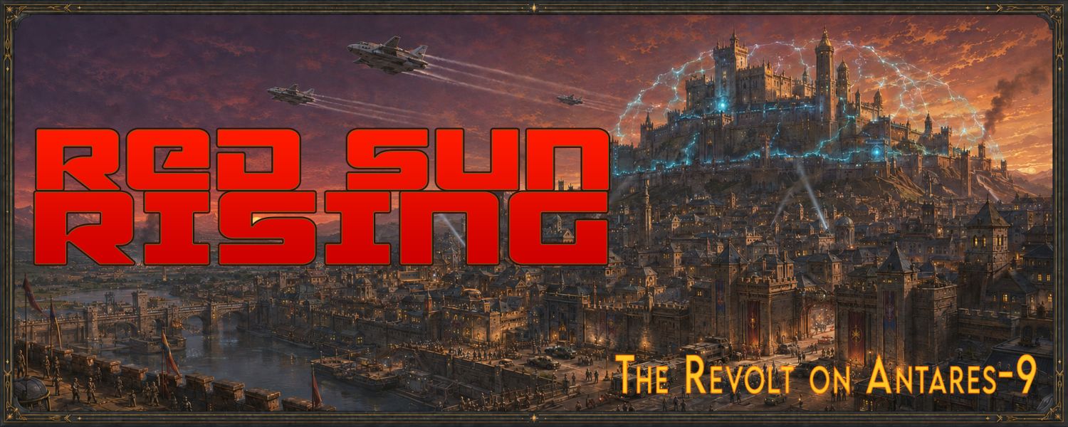 Red Sun Rising — the world of Imirrhos beneath Antares.